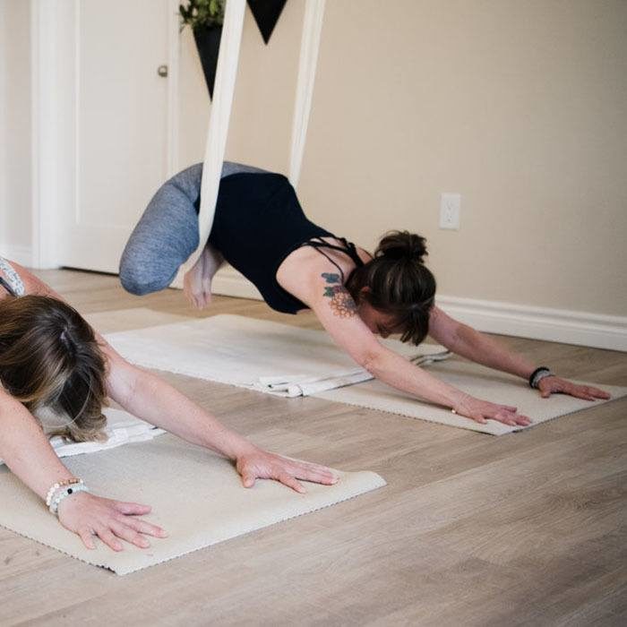 restorative aerial yoga kawarthas